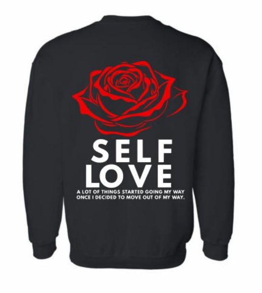 SELF LOVE "A LOT" SWEATSHIRT (Black)