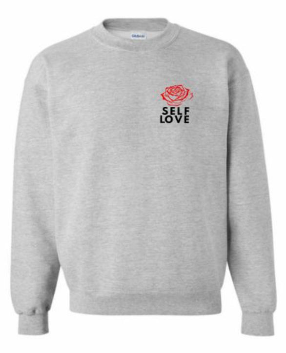 SELF LOVE "A LOT" SWEATSHIRT (Grey)