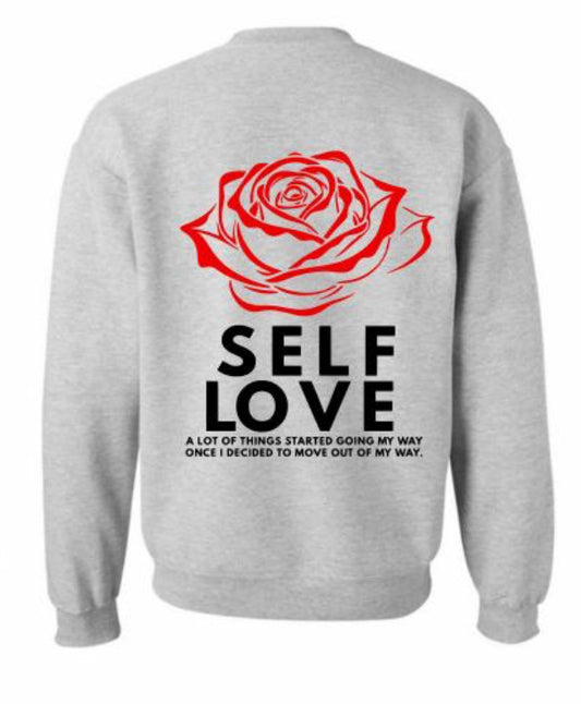 SELF LOVE "A LOT" SWEATSHIRT (Grey)