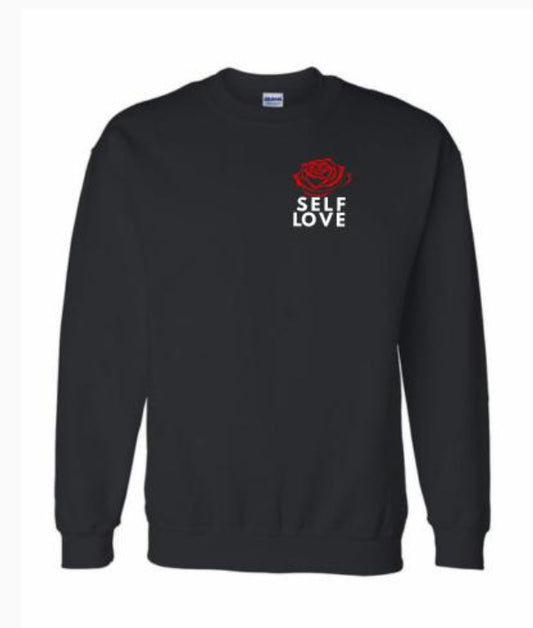 SELF LOVE "A LOT" SWEATSHIRT (Black)
