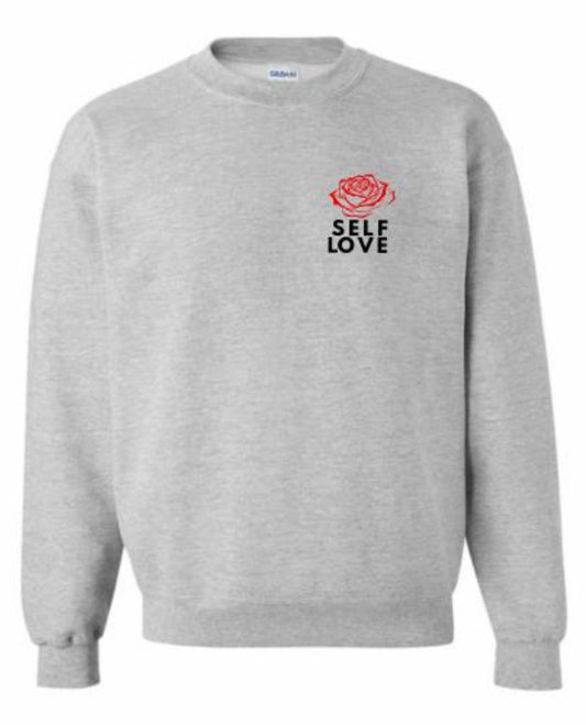 SELF LOVE "A LOT" SWEATSHIRT (Grey)